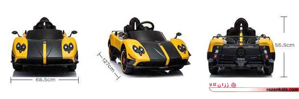 ماشین شارژی طرح پاگانی برند Zonda Cinque Roadster مدل M257