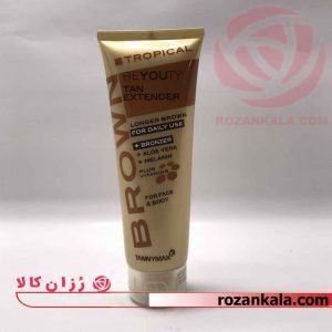 لوسیون برنزه کننده تنی مکس Tannymax Tropical tan extender 125ml