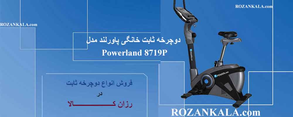 فروش دوچرخه ثابت خانگی پاورلند مدل Powerland ۸۷۱۹P