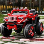 ماشین شارژی دو موتوره و دو نفره جیپ مدل jeep 5223 jeep 5223