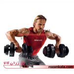 دمبل قابل تنظیم Bowflex SelectTech 1090 (جفت) و پایه استند